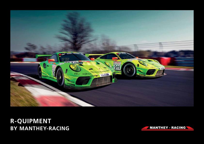 Рекламный буклет Manthey Racing Katalog: R-Quipment